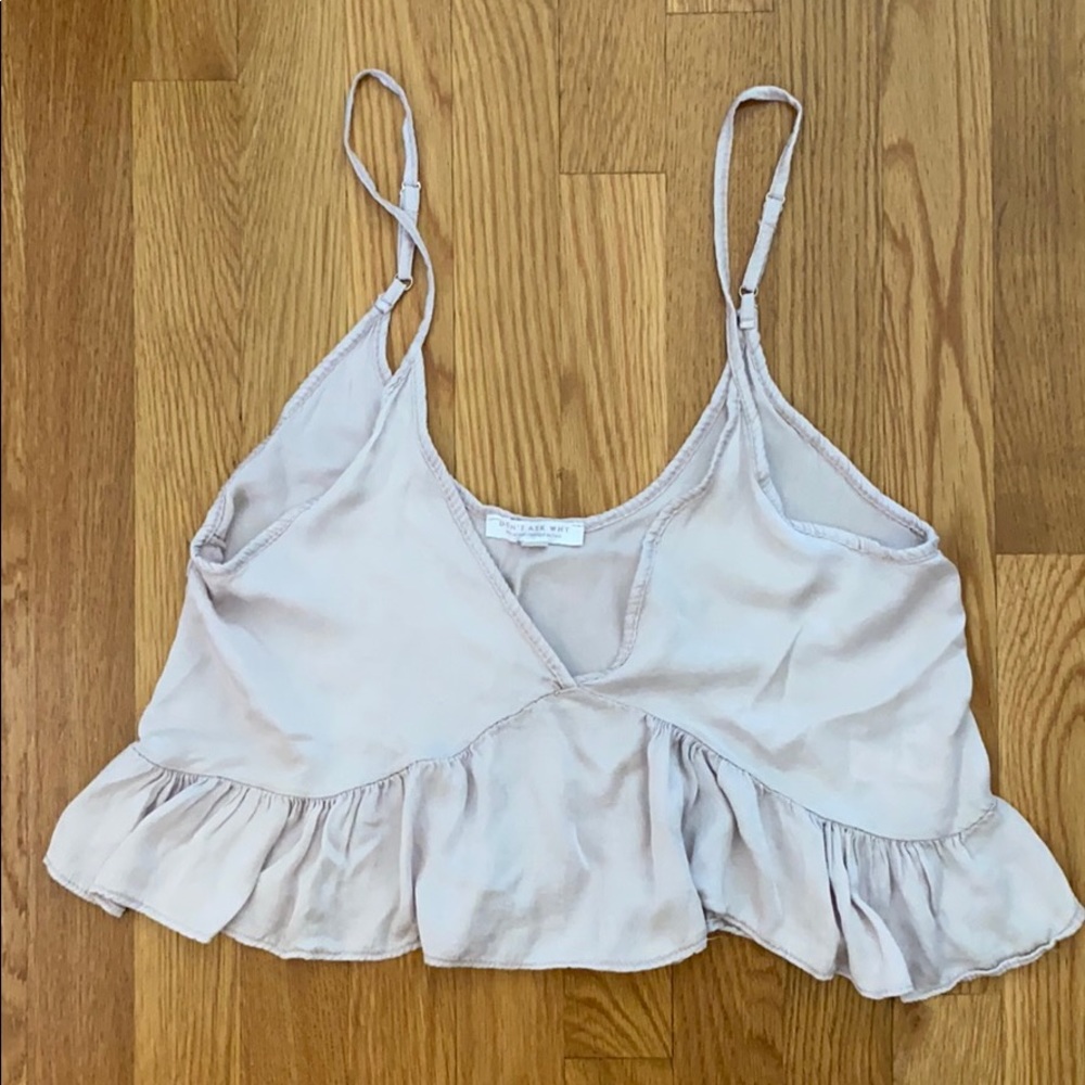 Light pink/purple cropped tank top